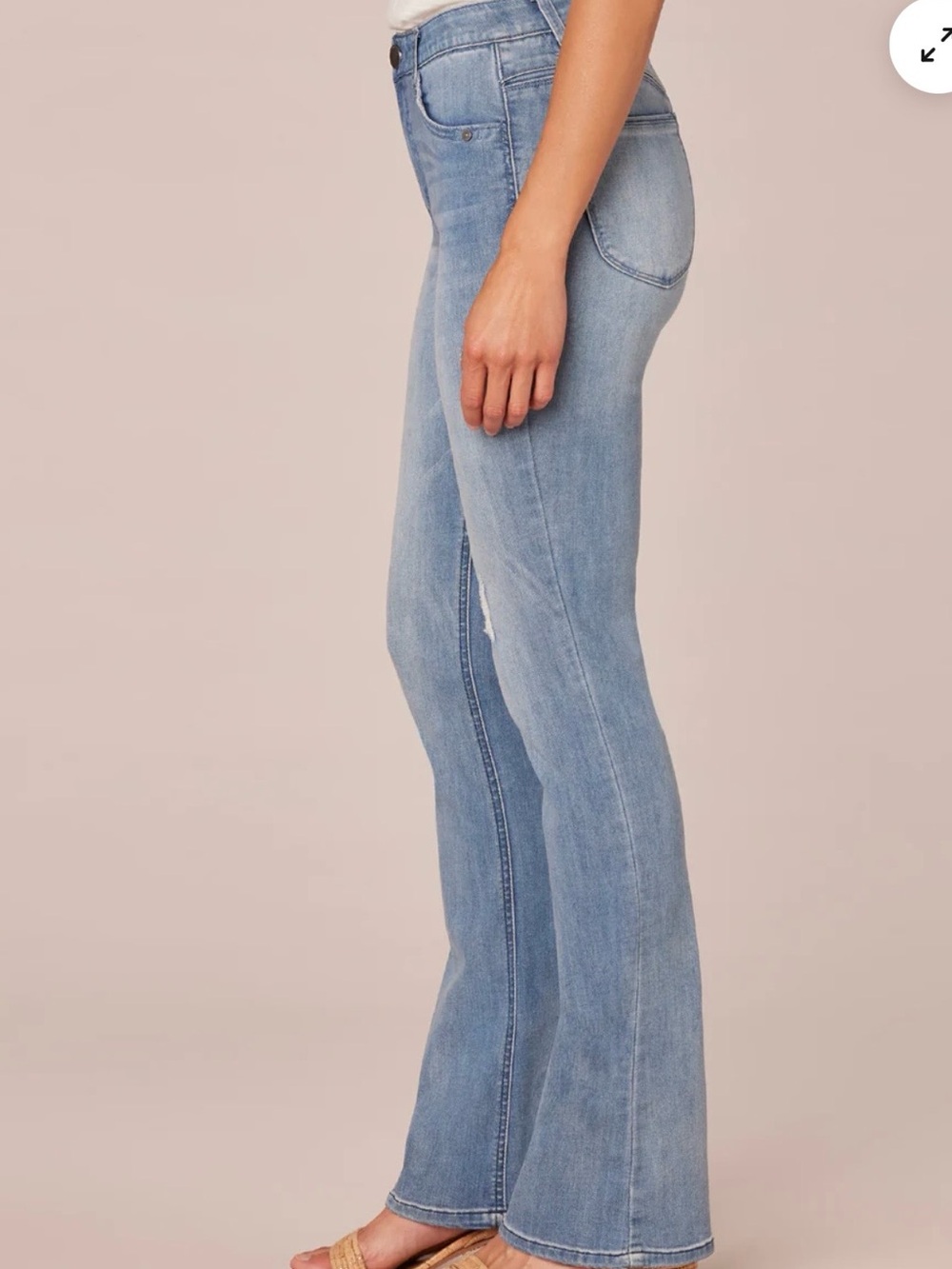 Democracy | "Ab"solution® High Rise Itty Bitty Bootcut Jeans Size 8 - Picture 3 of 9